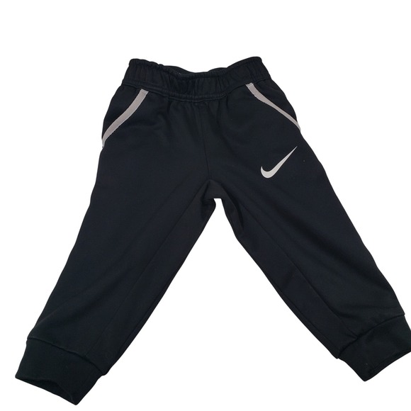 Nike Dri-FIT Toddler Boys Black Track Pants Athletic Joggers Size 2T‎ - Picture 1 of 11